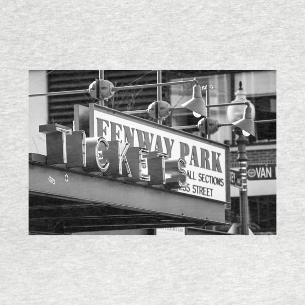 Fenway Tickets B+W by jforno